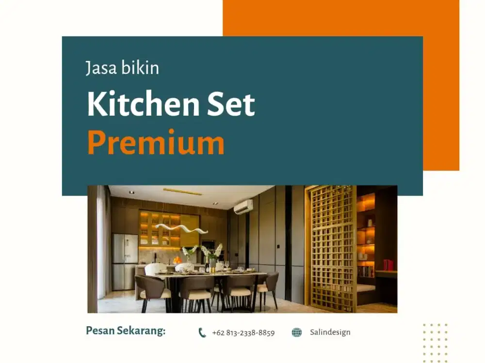 Kitchen Set Rumah Tasik • Desain Rapi & Fungsional