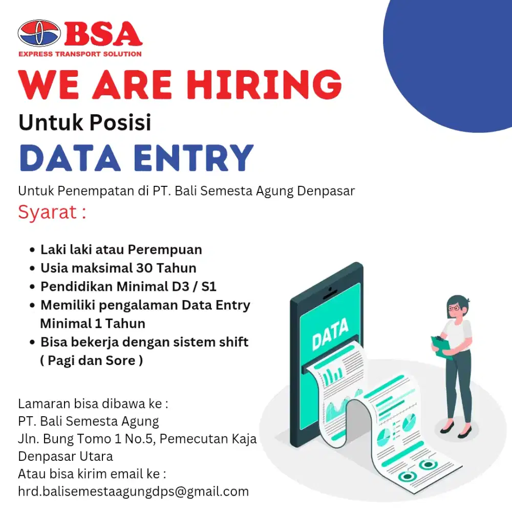 Data Entry Pergudangan