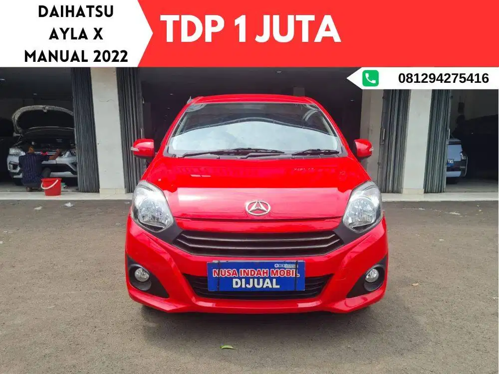 TDP 1 JUTA Daihatsu Ayla X MANUAL 2022