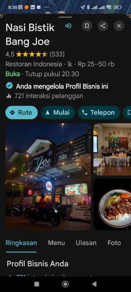 Lowongan Kerja Pria/Wanita –  Resto Bang Joe