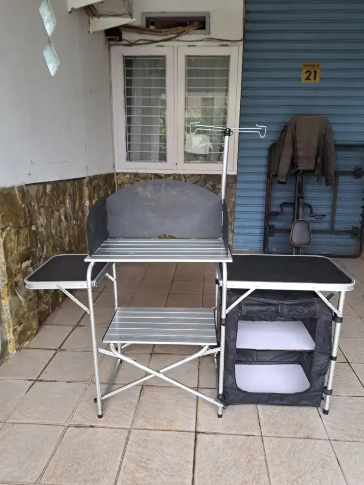 Alltrek meja masak camping portable
