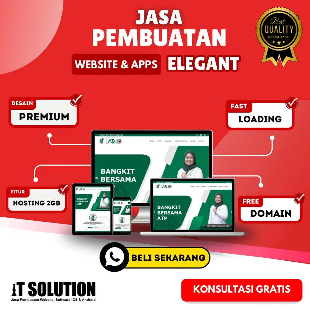 Jasa Pembuatan Web & Apps Elegant Profesional