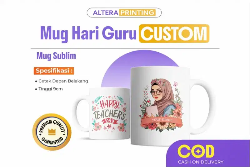 Mug Sublimasi Full Color | Hadiah & Souvenir Guru