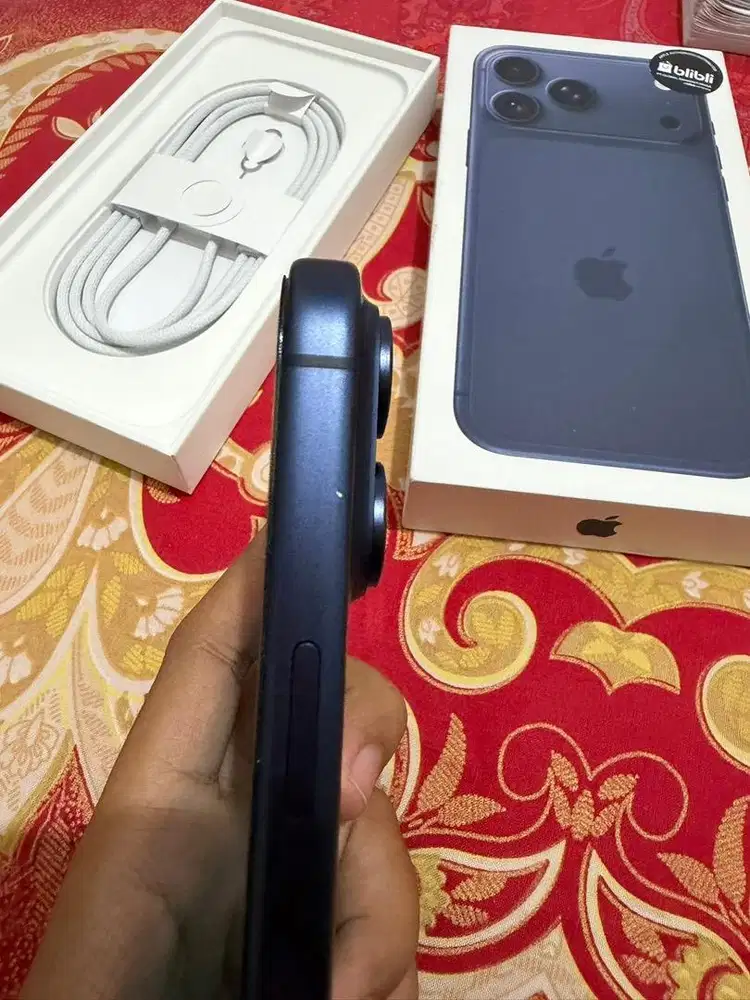 iphone 17 promax 256 deep blue blibli sa/a