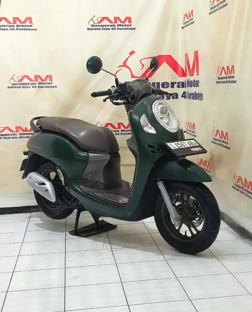 Ready DP 1 juta Honda Scoopy Prestige tahun 2023 Hijau Doff