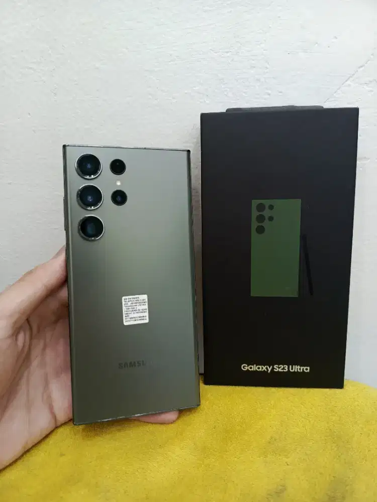 Samsung S23 Ultra 12/256 Resmi Sein, Fullset Ori, Mulus, Nominus