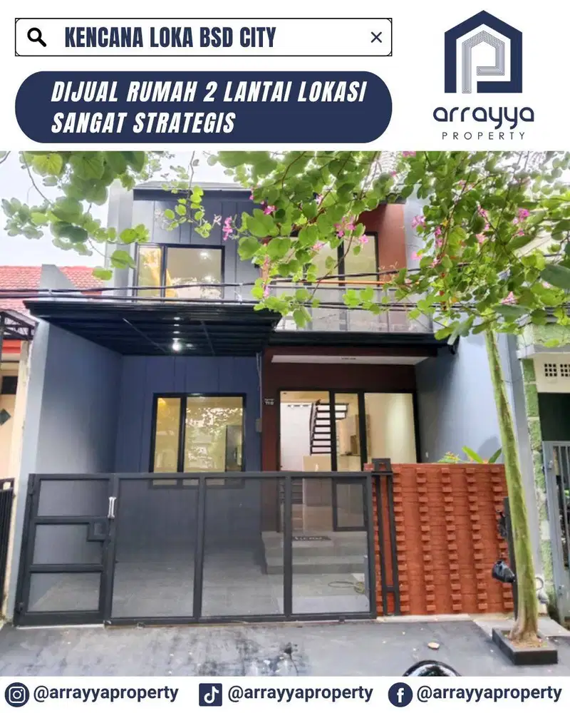 RUMAH BARU 2 LANTAI DI KENCANA LOKA BSD CITY 'HRB194'