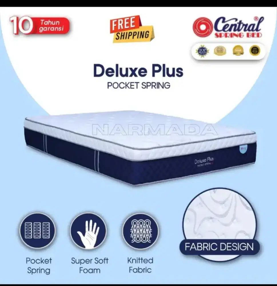Kasur Springbed Central Pocket,ready semua ukuran