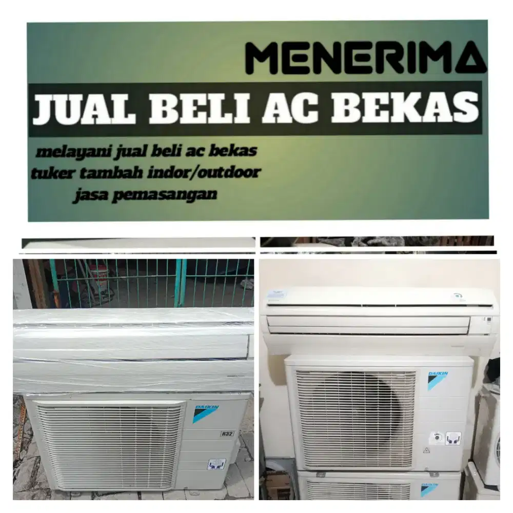 Terima ac bekas rusak