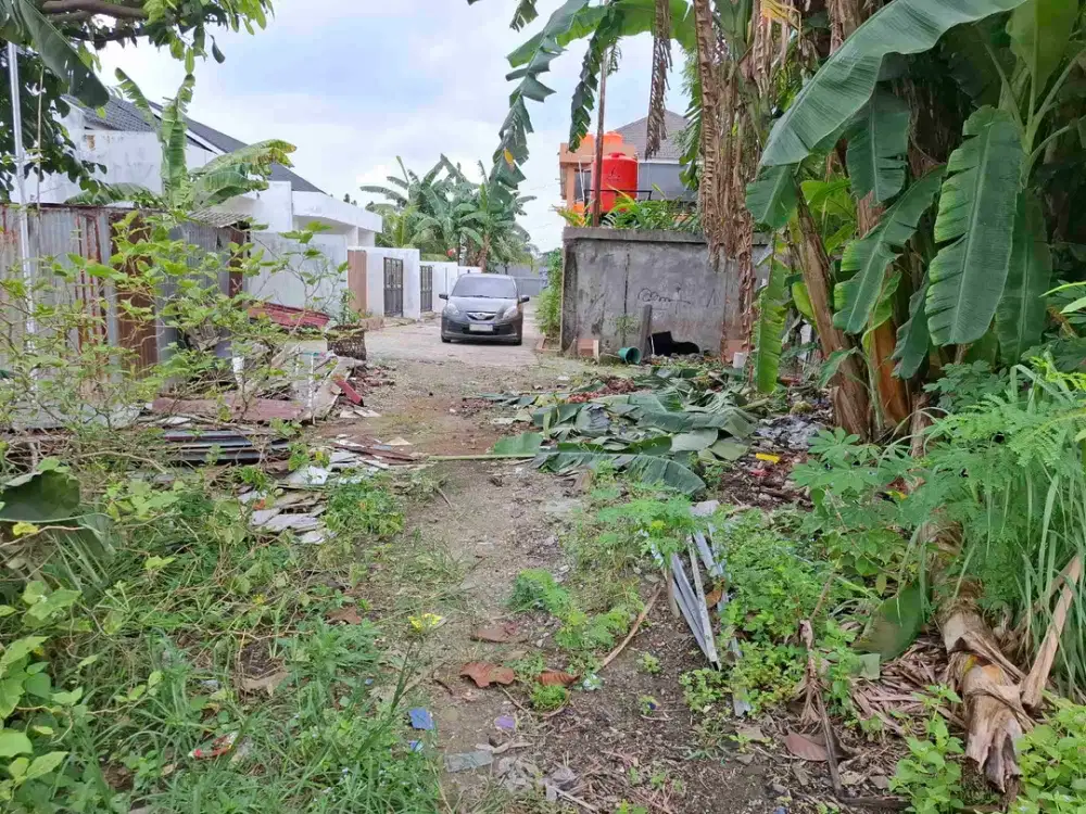 Tanah murah jalan Utama Simpang Tiga jl komplek Perwira