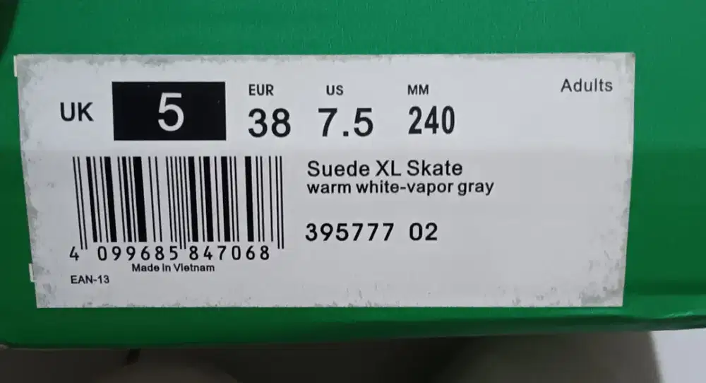 Sepatu Puma Suede XL Skate Woman Nego