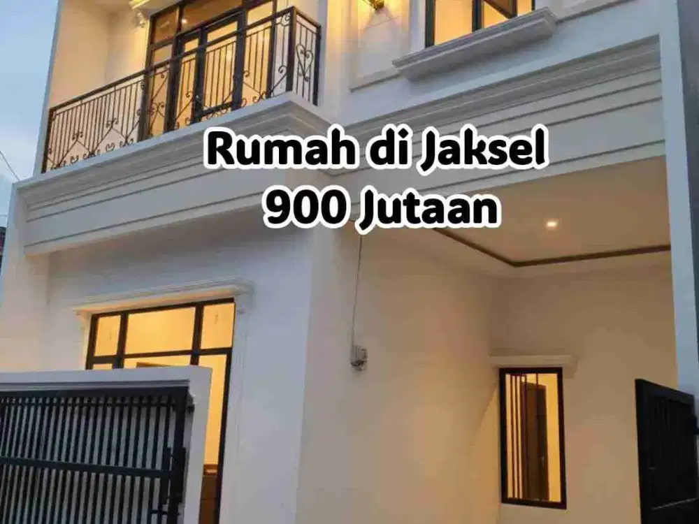 Jual Rumah Rooftop 2,5 Lantai Akses mobil di Jagakarsa Jakarta Selatan Akses dekat jalan raya SHM