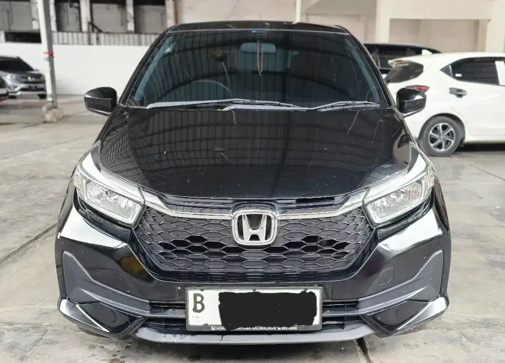 Baru 2rban Km Honda Brio E AT 2025 Hitam Siap Pakai Good Condition