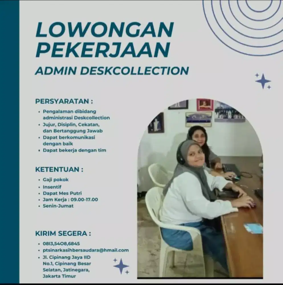 Butuh Cepat bagian administrasi