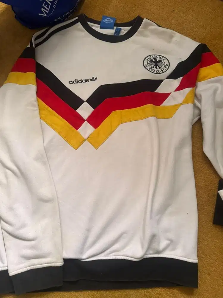 Adidas germany reissue 1990 football sweatshirt 2015 world cup og