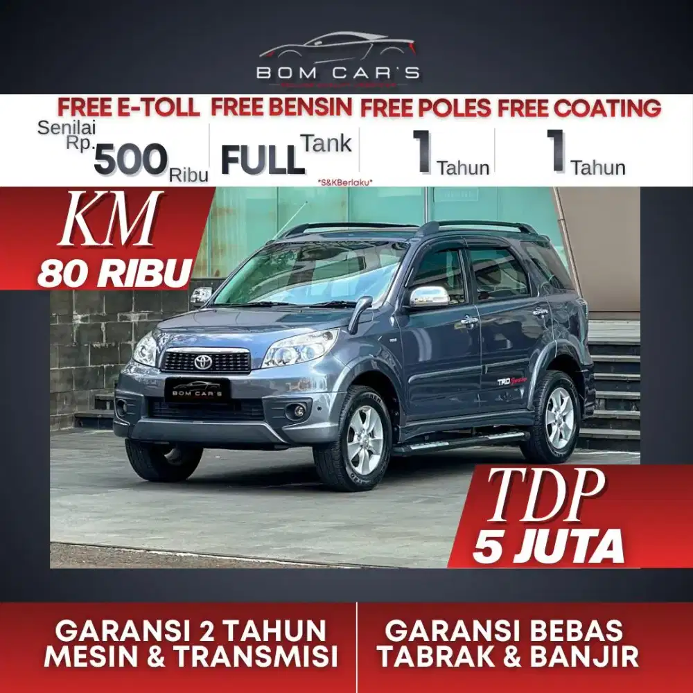 CASH 135 JUTA | TOYOTA RUSH 1.5 S TRD AT NIK 2014