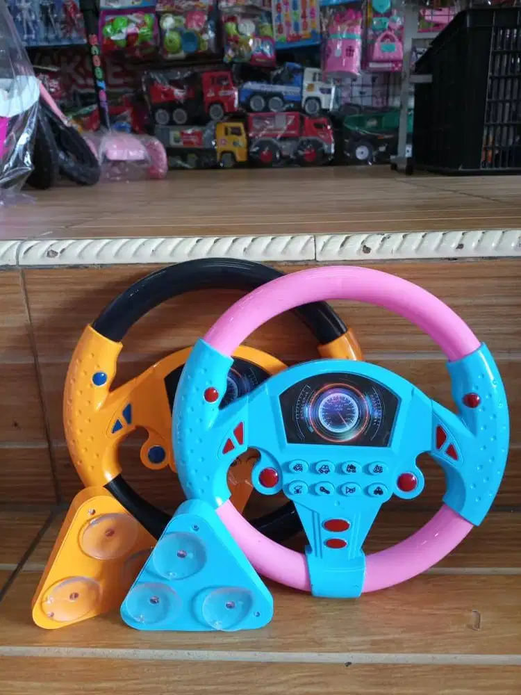 mainan anak stir mobil bateraii