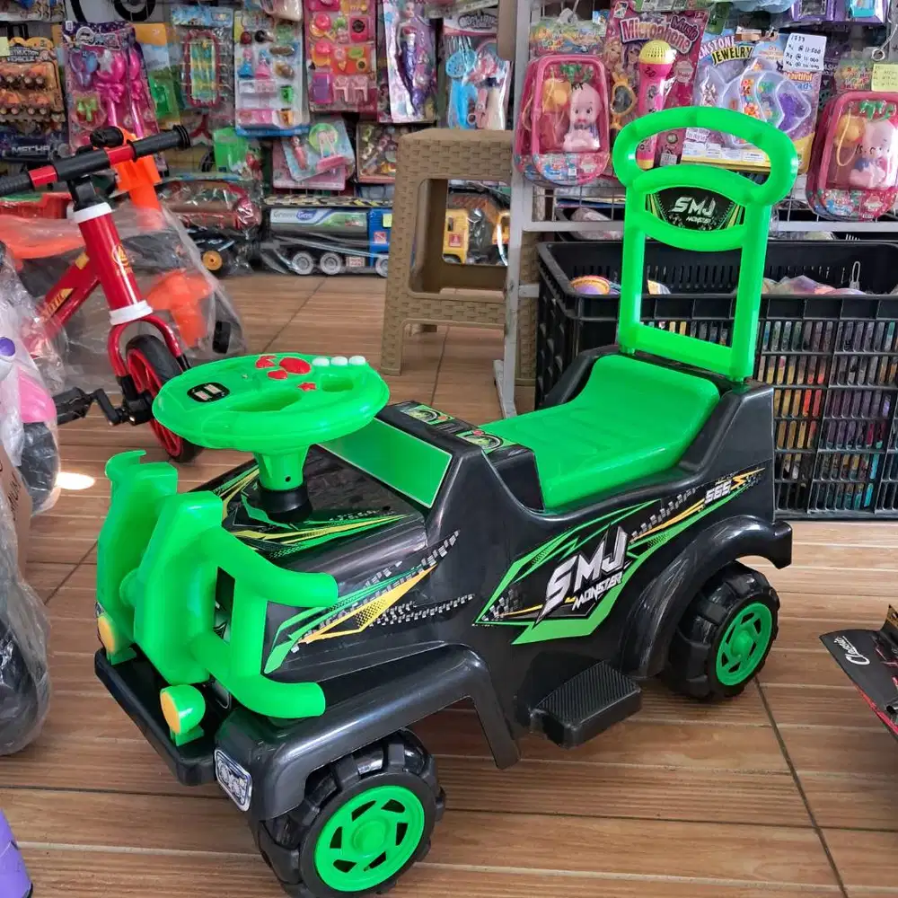 mainan anak mobil naik smj
