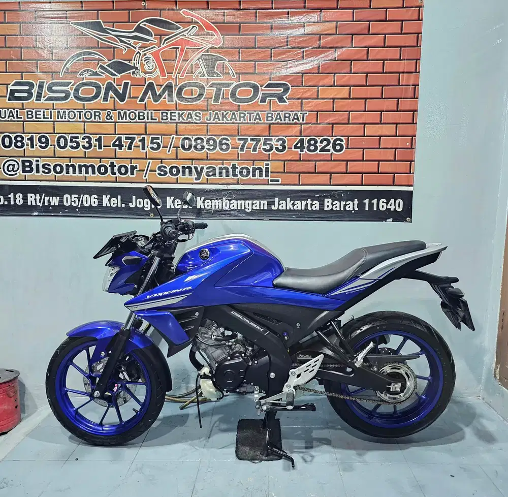 KM 10 RIBUAN! YAMAHA VIXION R 155 VVA 6 SPEED TAHUN 2018 ISTIMEWA BIRU
