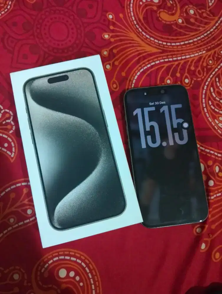 Dijual iPhone 15 Pro 128 Titanium iBox