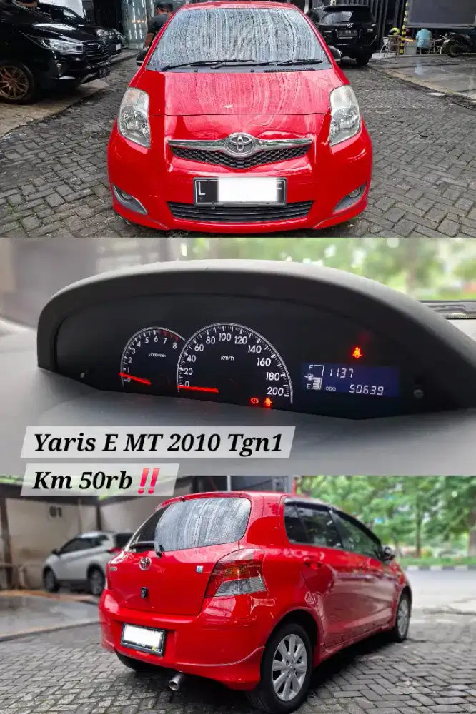 [ KM 50rb ] Yaris E 2010 Manual Antik Low Odo