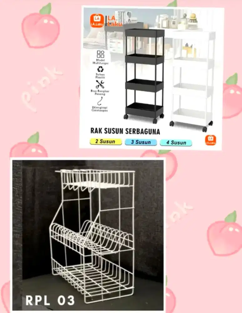 RAK PIRING DAN RAK SERBAGUNA