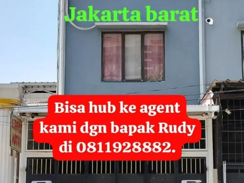 DIJUAL Ruko STRATEGIS 3 LANTAI CENGKARENG JAKARTA BARAT
