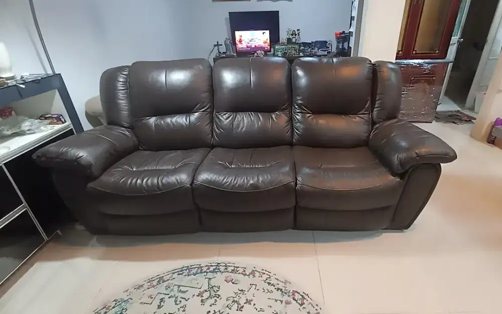 Sofa recliner CELLINI 3 seater( full leather)