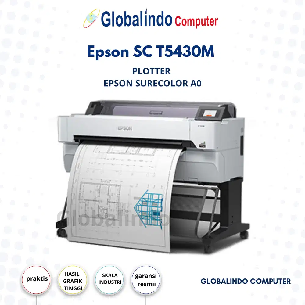 PLOTTER A0 EPSON SC T5430M - PLOTTER KELAS INDUSTRI
