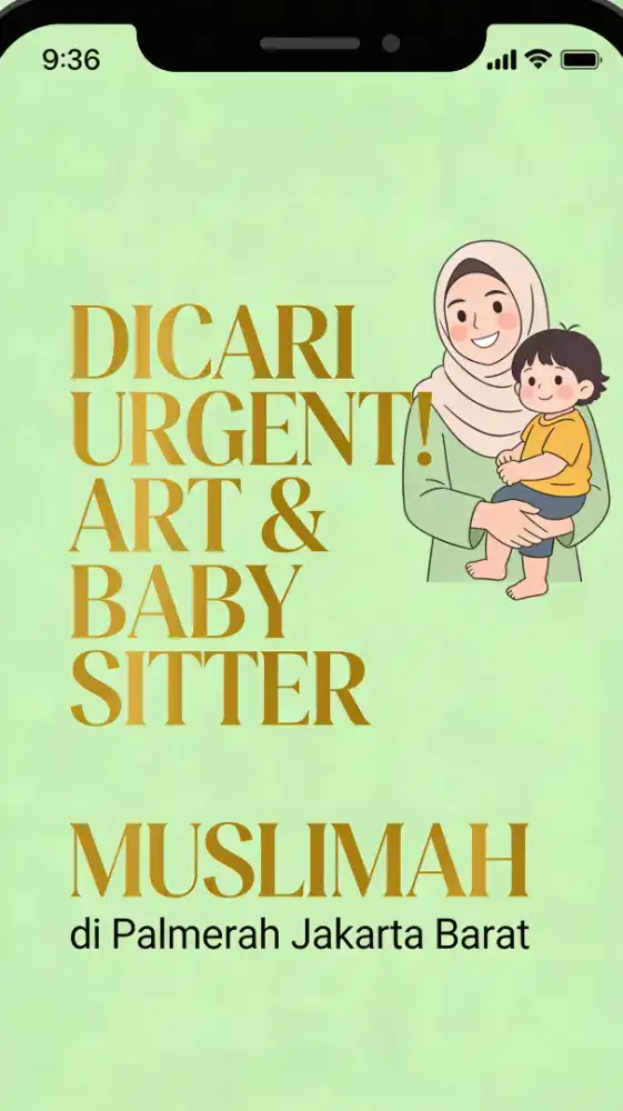 Pengasuh anak pulang pergi