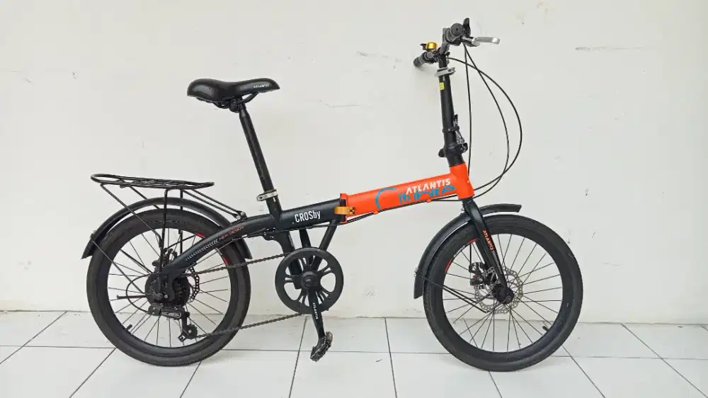 Atlantis Crosby 20 Sepeda lipat cakram seken seperti baru