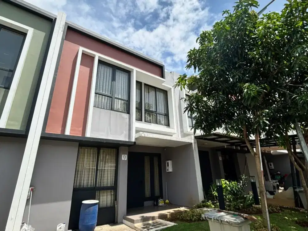 Disewakan Rumah Semi Furnish Cluster Baroni  Gading Serpong