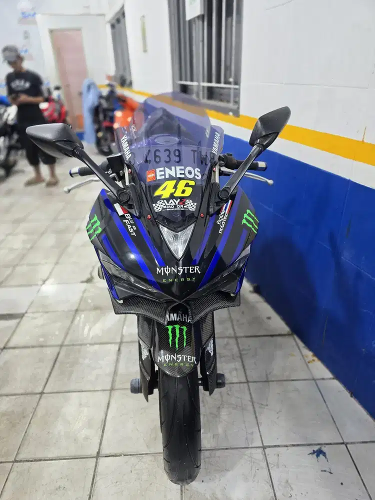 DIJUAL CASH YAMAHA R 25 THN 2018 PAJAK IDUP SURAT2 LENGKAP SIAP PAKAI