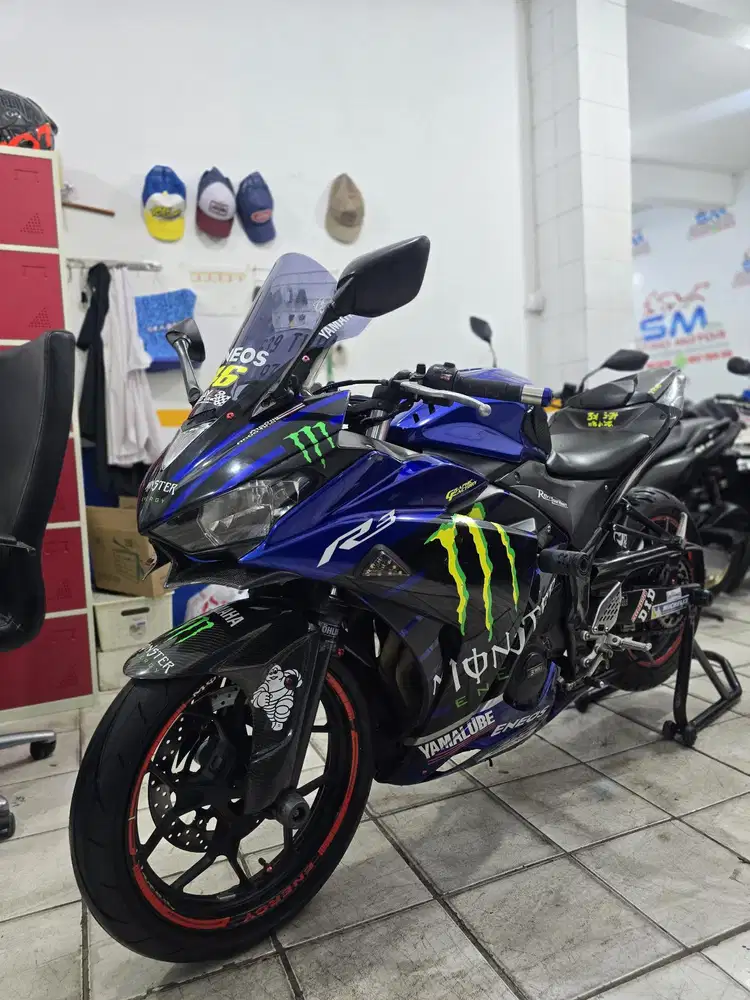 DIJUAL CASH YAMAHA R 25 FI 250CC THN 2018 PAJAK IDUP SIAP PAKAI