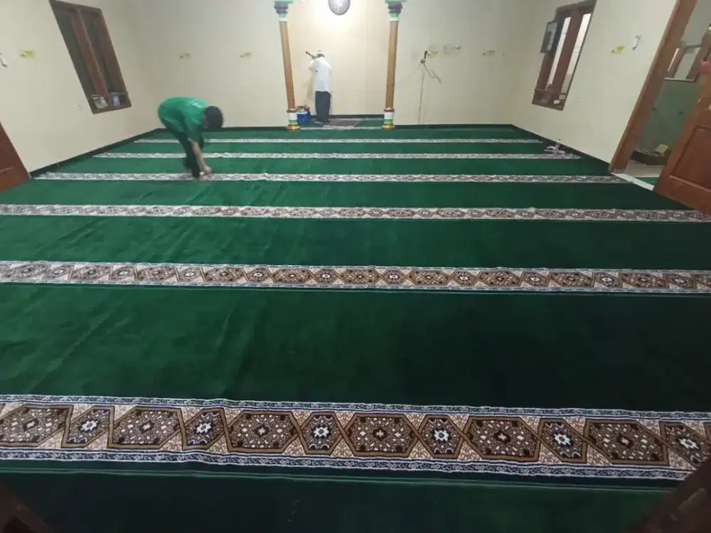 Tersedia Karpet sajadah Masjid import pembelian menyesuaikan kebutuhan