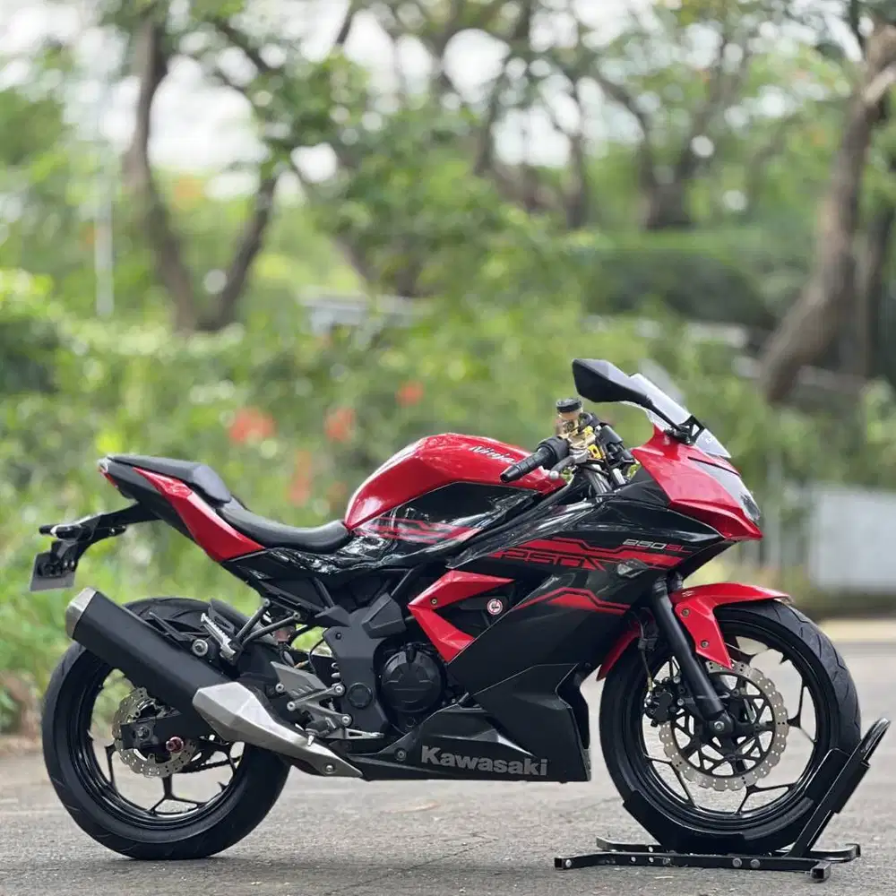 KAWASAKI NINJA 250 MONO SL 2017 MERAH KM LOW PAJAK PANJANG RASA BARU