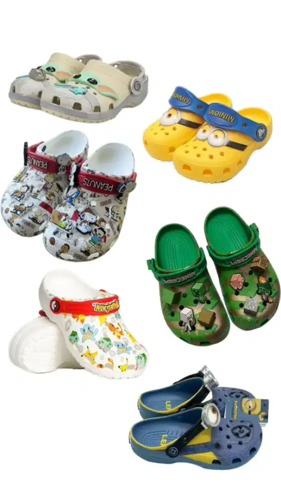 Sandal Crocs Clog Kids, Junior & Adult