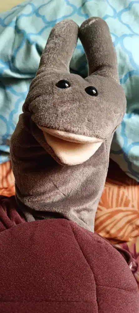 Dijual Boneka Tangan Siput like new gress