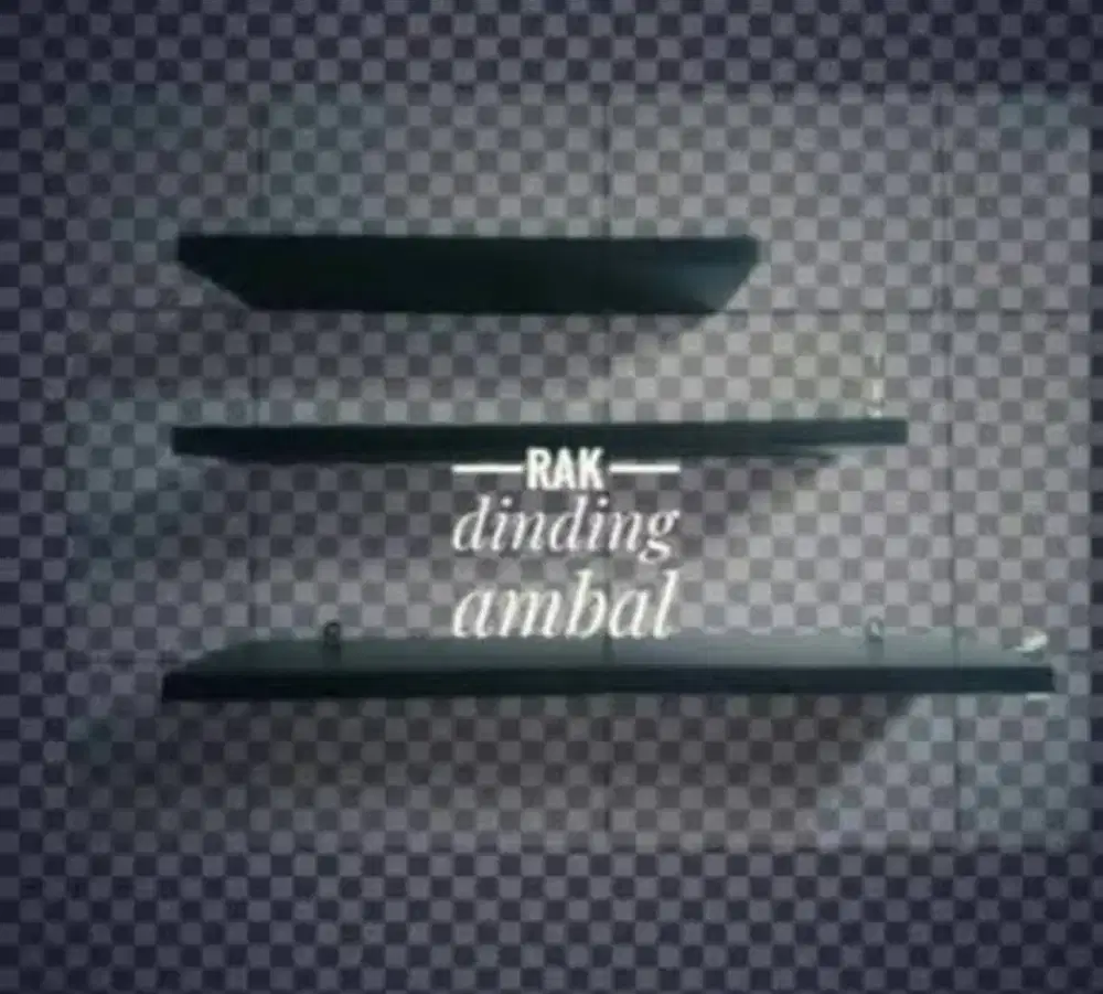 Rak dinding / rak ambalan