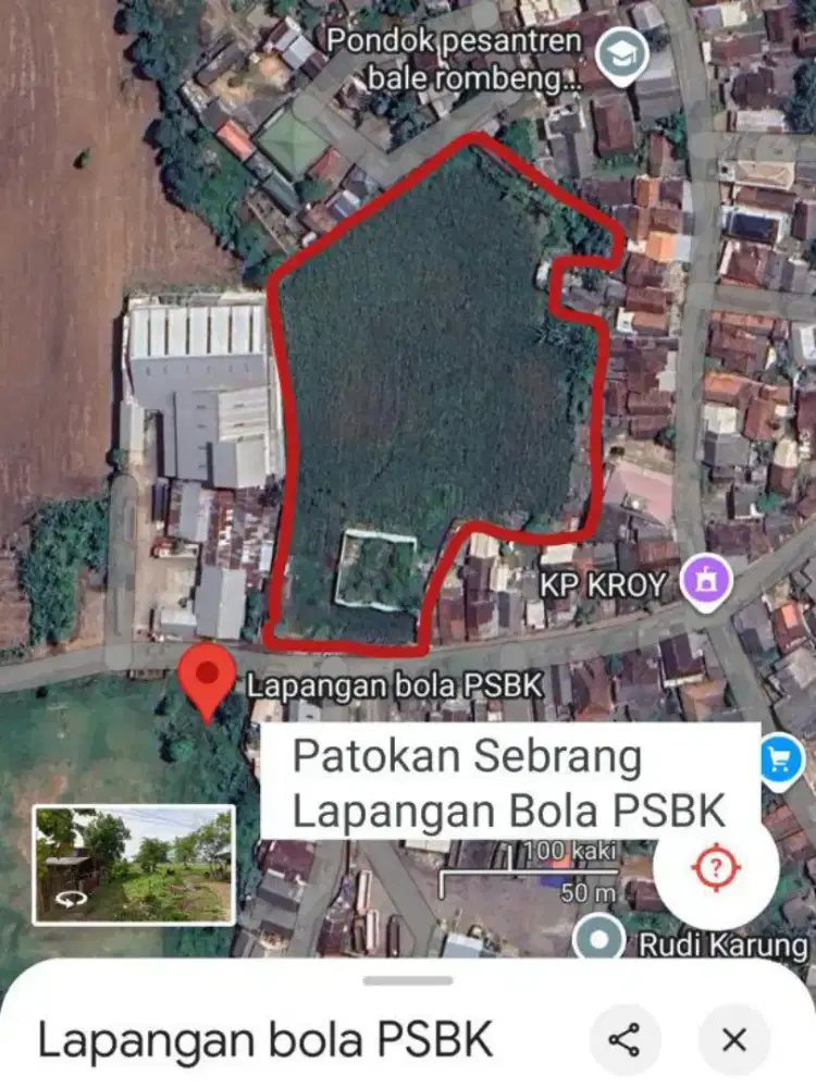 di jual tanah area pergudangan, lokasi: wylaga kroy bandar Lampung