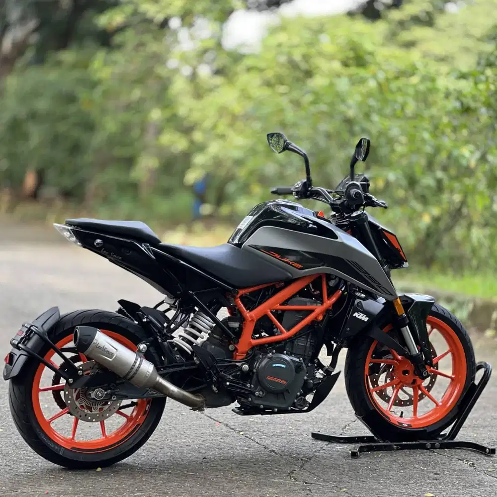 KM 6K AJA! KTM DUKE 390 ABS 2022 HITAM PAJAK PANJANG SIAP RIDING