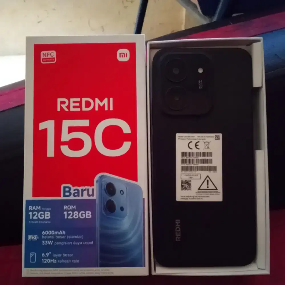 Redmi 15C 6+6/128 fullset