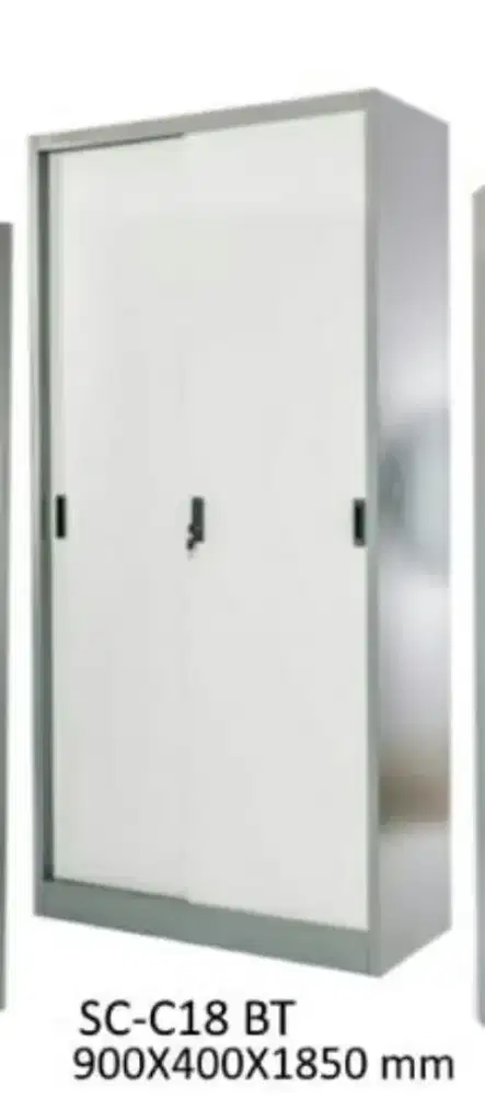 Lemari besi kabinet pintu sleding