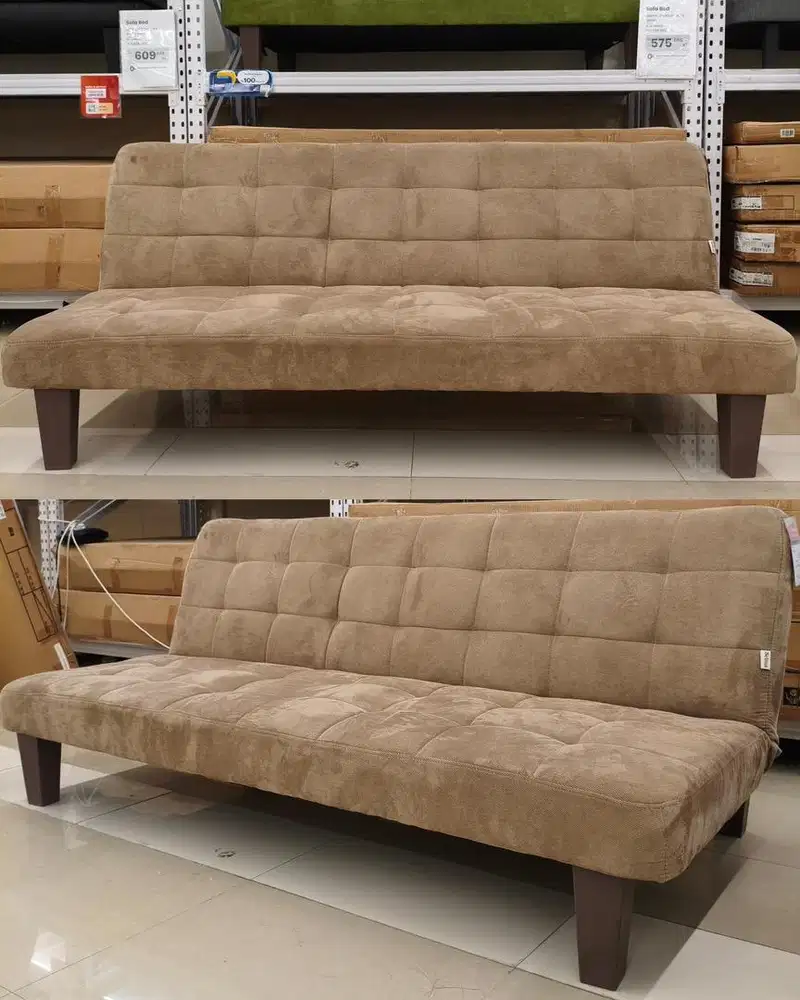 sofabed bahan bludru