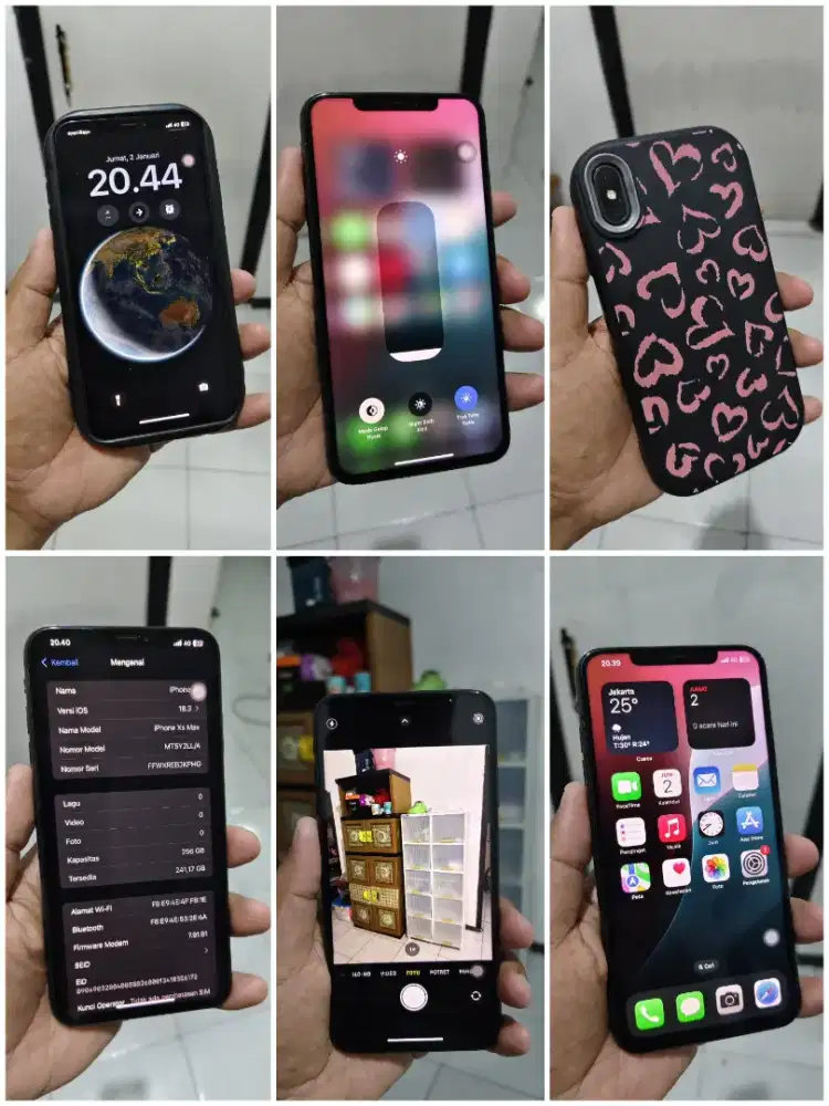Iphone Xs Max 256 GB normal semua tt