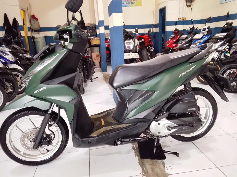 Jual cepat beat deluxe army 2024 mulus