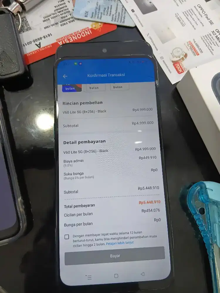 Vivo V60lite kredit cicilan 0%