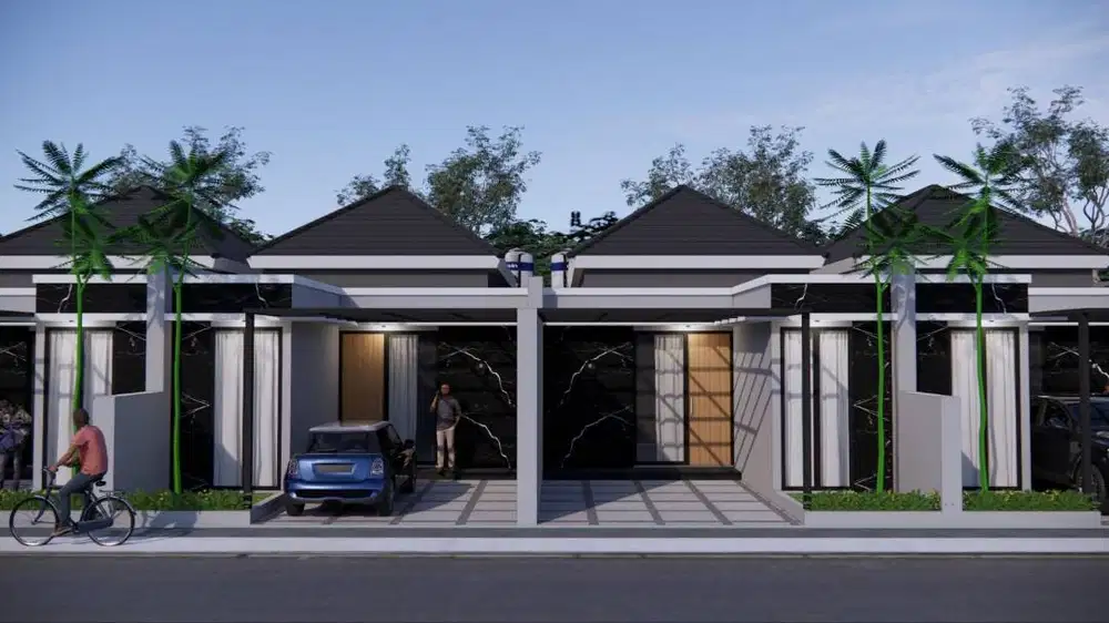 Rumah Baru Modern di Mlati, Sleman  Hanya 20 Meter dari Jl. Purbaya