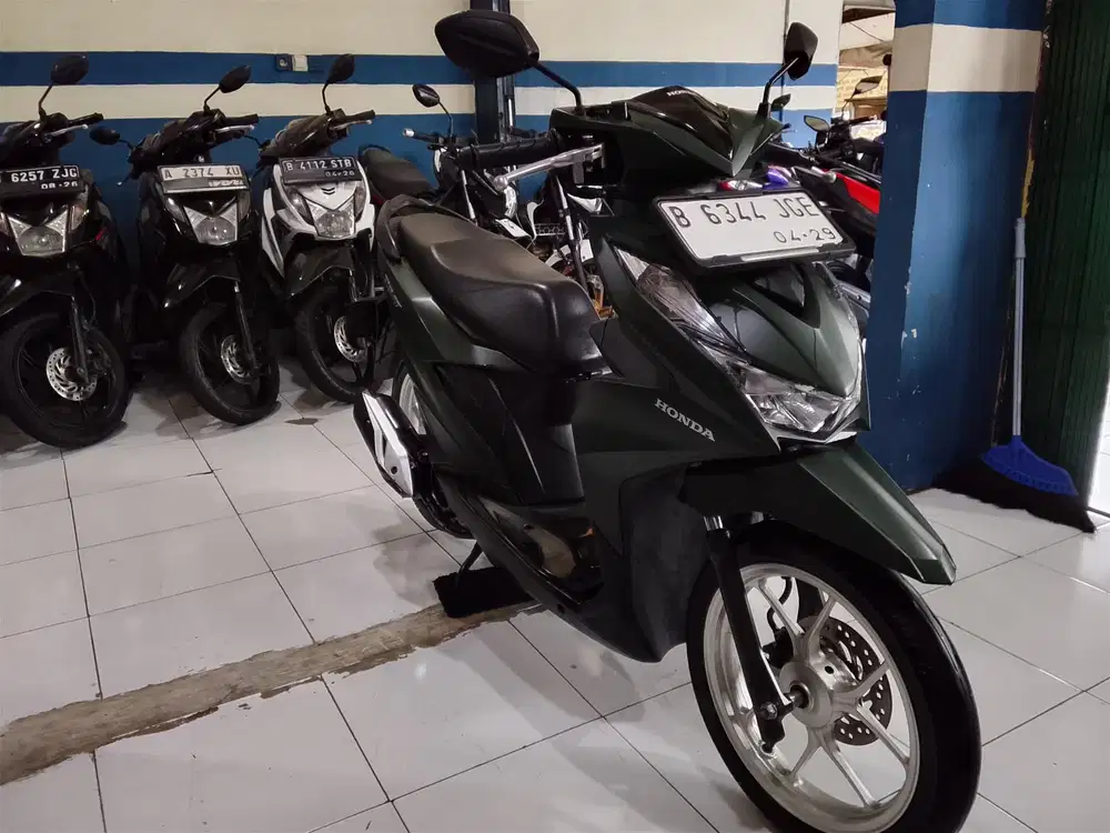 Jual cepat beat deluxe army 2024 mulus