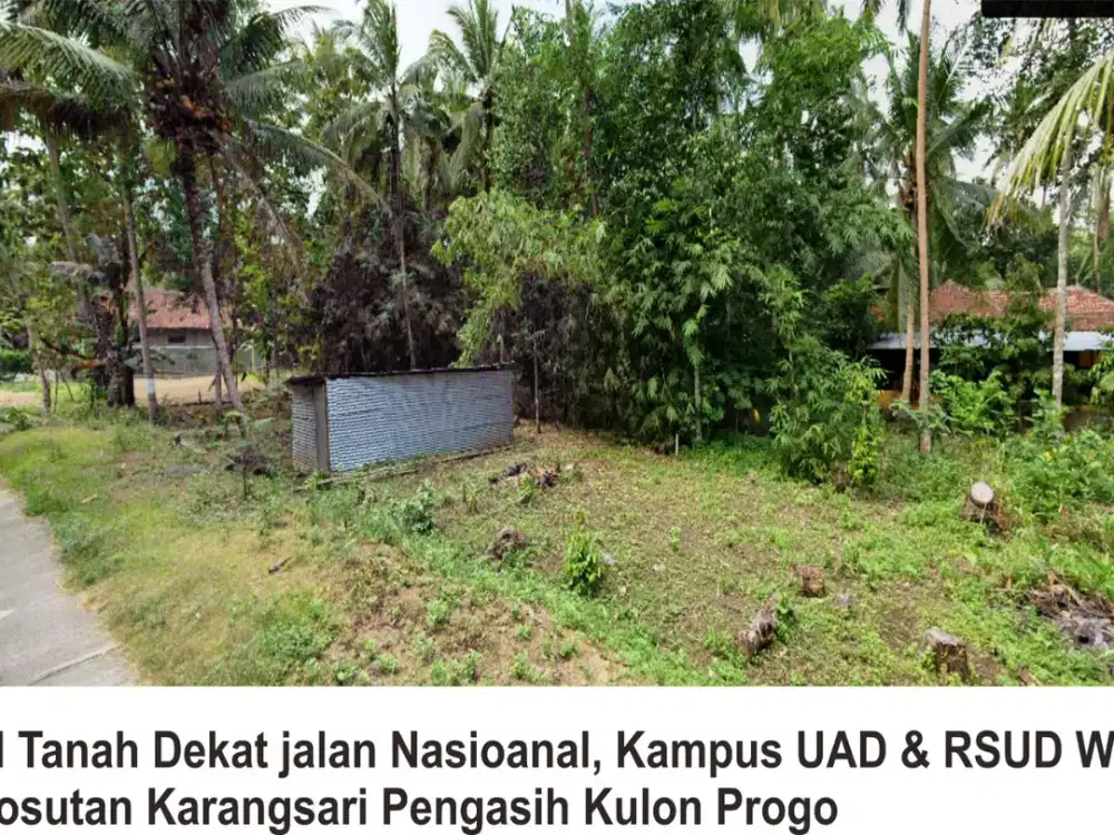 Tanah dekat pusat Wates Kulon Progo Yogyakarta